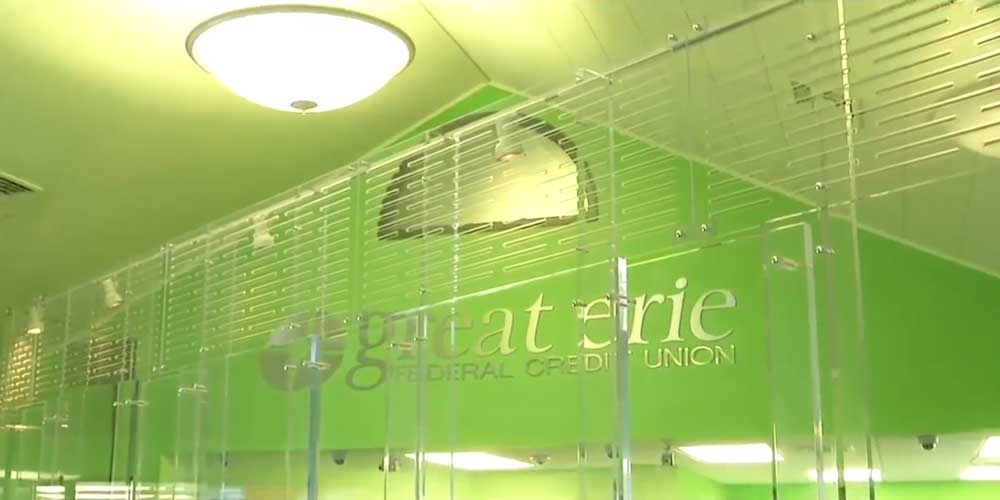 Great Erie Federal Credit Union: GEFCU signage