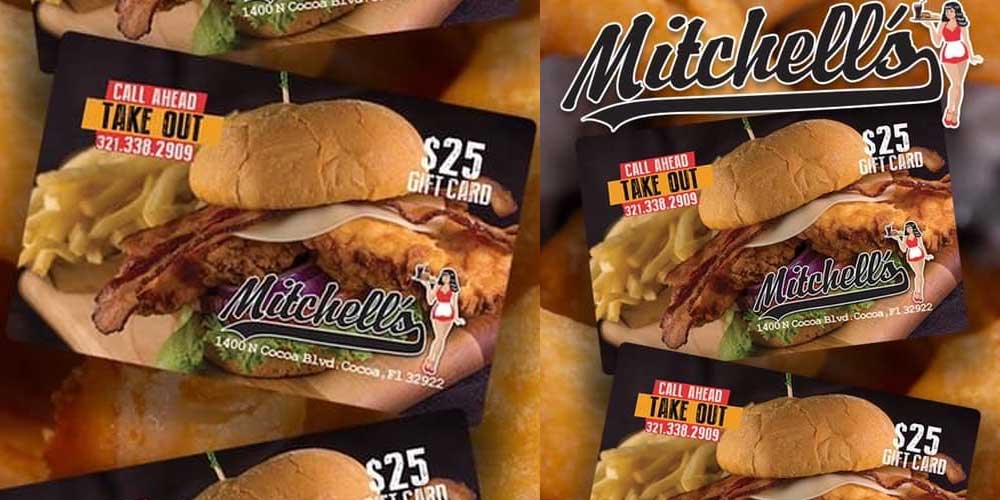 Mitchell’s Restaurant: Gift card
