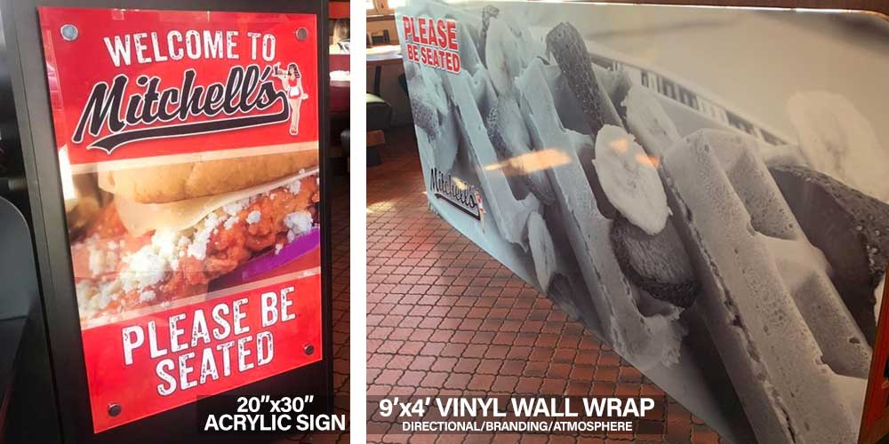 Mitchell’s Restaurant: Signs