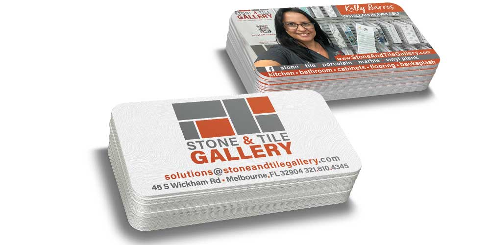 Stone & Tile Gallery: business cards