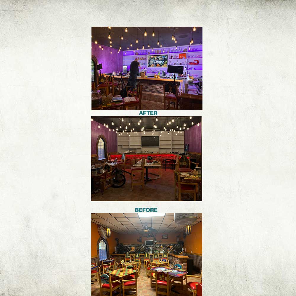 Tequila Calavera Cantina: TCC bar before
