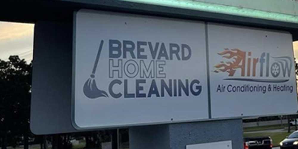 Brevard Home Cleaning: bcc front sign