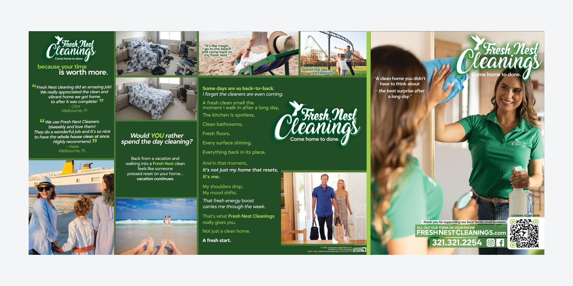 Fresh Nest Cleanings: eddm mailer outside