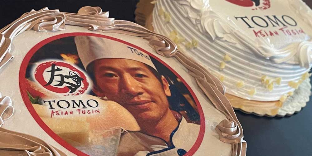 TOMO Asian Fusion: event cake