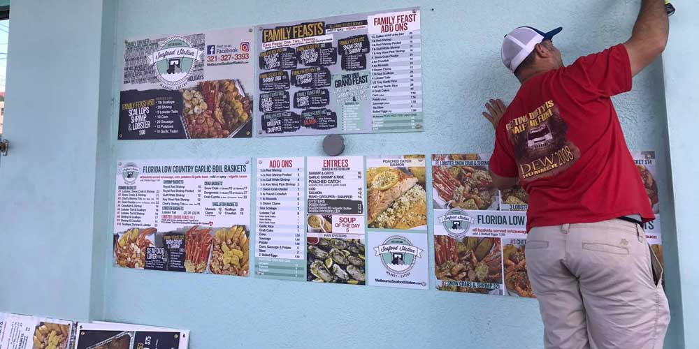 Melbourne Seafood Station: mss signs