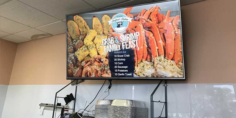 Melbourne Seafood Station: mss01 digital sign