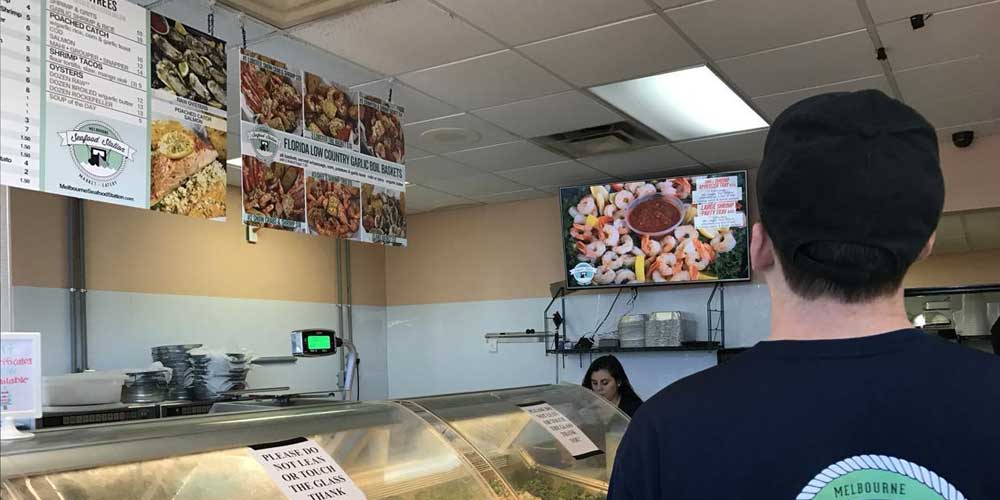 Melbourne Seafood Station: mss01 digital sign