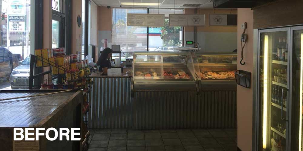 Melbourne Seafood Station: mss01 interior signs before