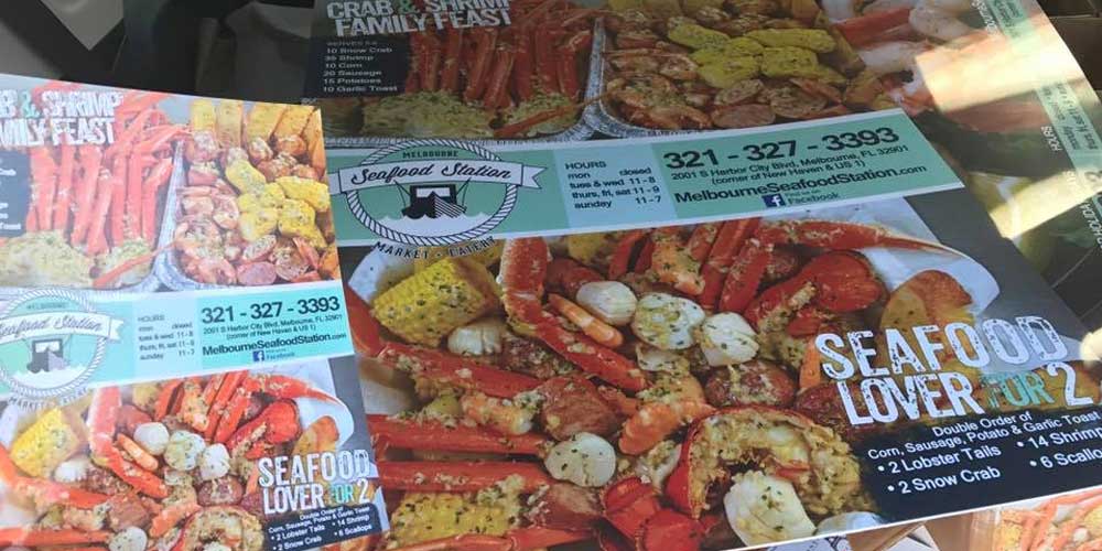 Melbourne Seafood Station: mss01 menus
