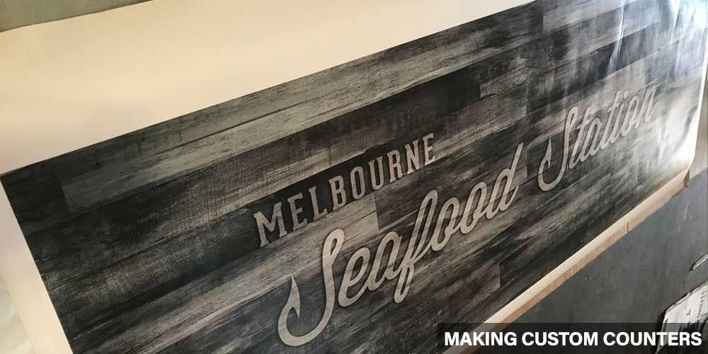 Melbourne Seafood Station [Indialantic]: mss2 custom counter