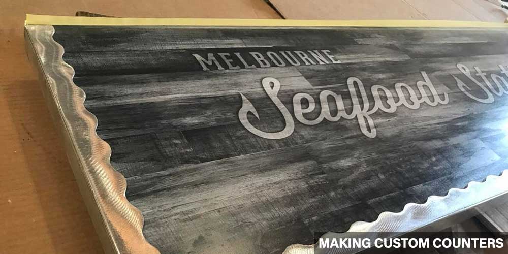 Melbourne Seafood Station [Indialantic]: mss2 custom counter