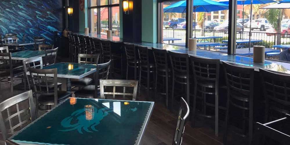 Melbourne Seafood Station [Indialantic]: mss2 tables