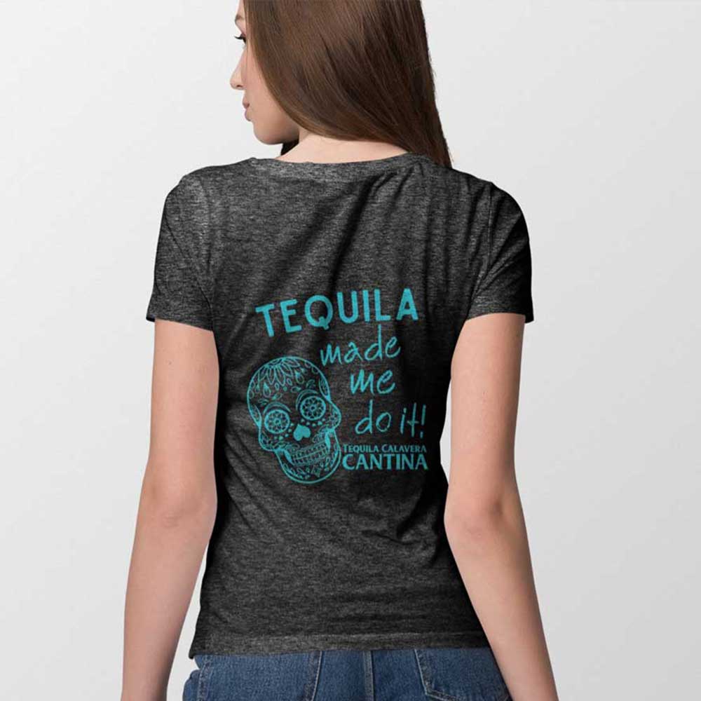 Tequila Calavera Cantina shirt, back