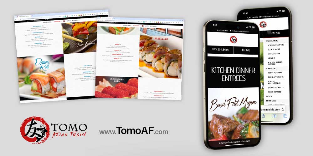 TOMO Asian Fusion: website